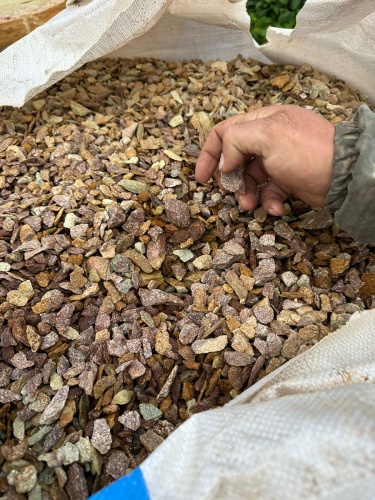 Златолит персиковый декоративная каменная крошка купить в Вологодской области