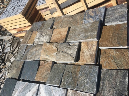 Плитка пилёная златолит Уральский для фасада купить в Вологодской области