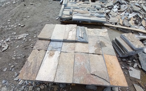 Плитка пилёная златолит Уральский для фасада купить в Вологодской области