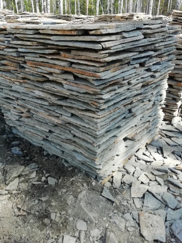 Плитняк златолит Уральский для цоколя, отмостки купить в Вологодской области